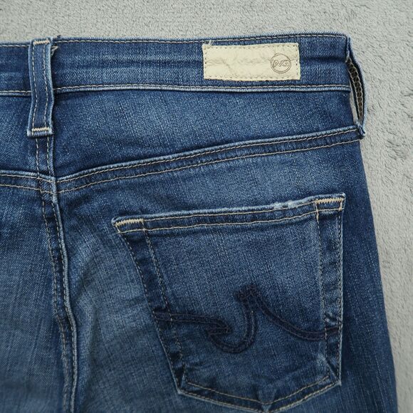 Adriano Goldschmied AG Women's 26R Low-Rise Legging Ankle 28" Inseam Distressed - Picture 12 of 15